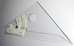 FZPRL01 RISE(tan) SLOPE(Sec) DEGR RULER 30CM OR 25CM
