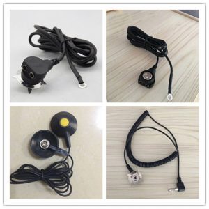 Different models grounding cord for ESD table mat double jack